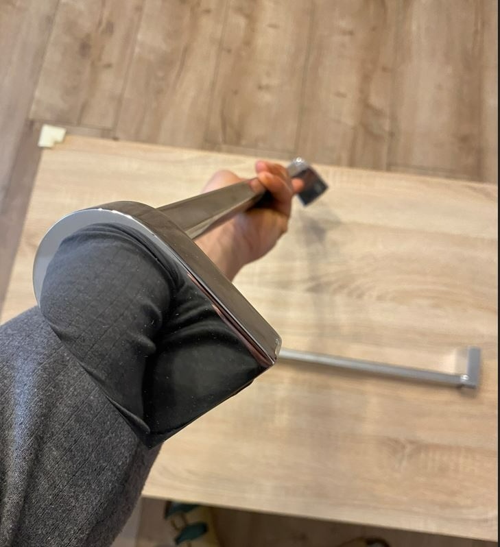 Pochrómované madlá do kúpeľne 82cm - 5