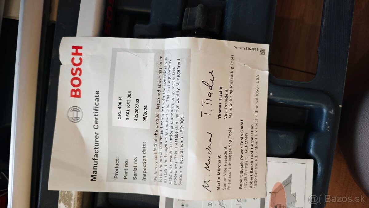 Rotačny laser BOSCH - 5