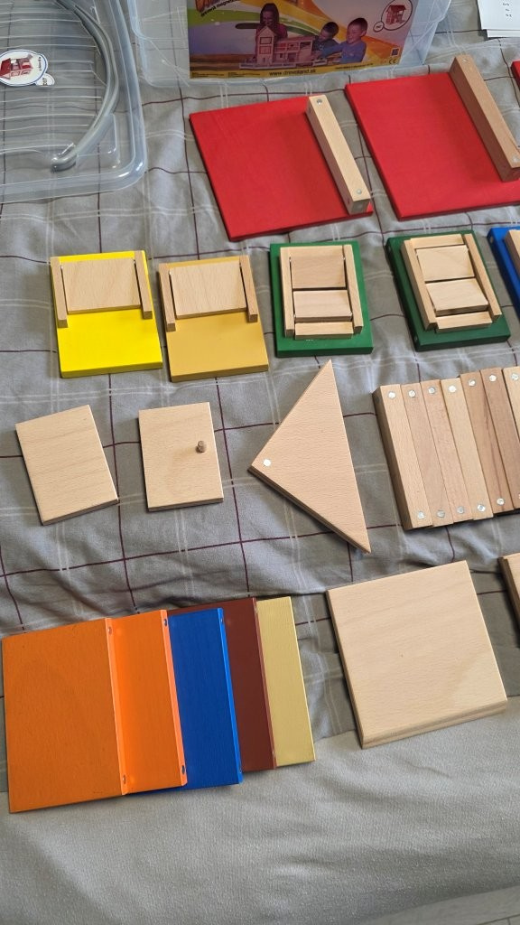 Detská drevená magnetická stavebnica D07 - 5