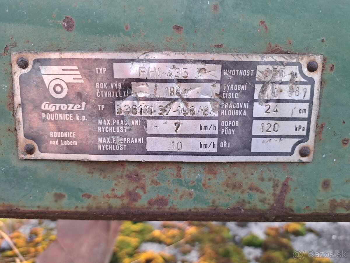 Predám Pluh PH1-435 - 5