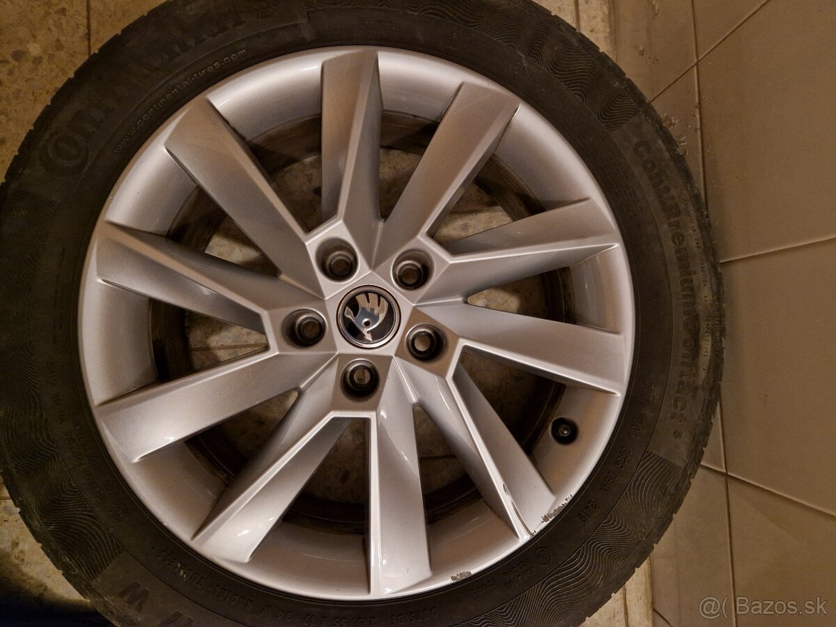 5x112 r 17 originál disky Škoda - 5