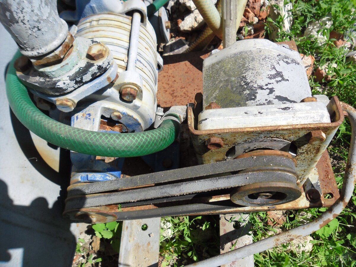 Predám železnú nádrž na MULTICAR M 24,25 s čerpadlom - 5