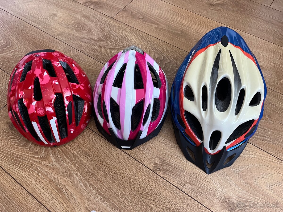 Detská cyklistická prilba Červená - 5