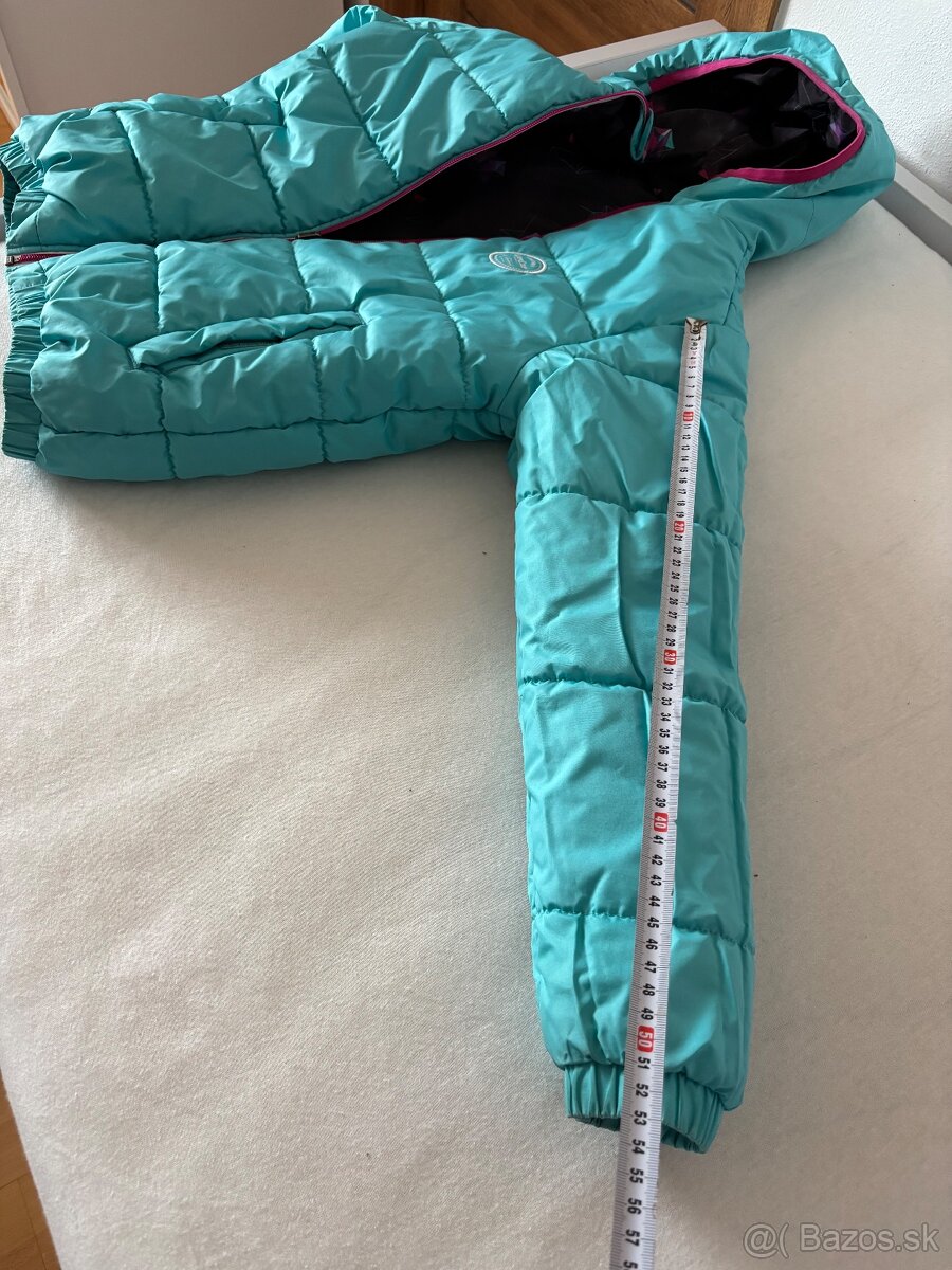 Dievčenská zimná vetrovka obojstranná - 5