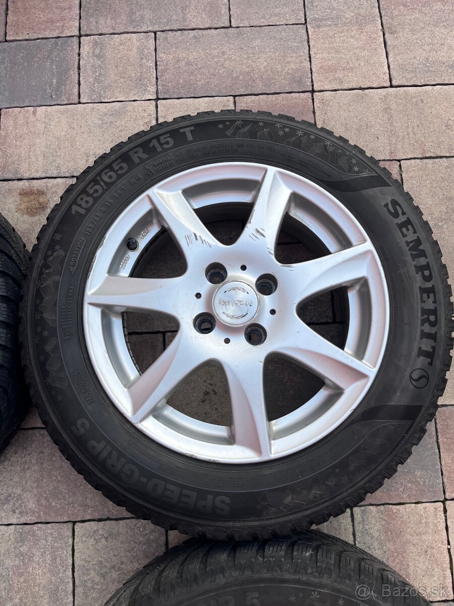 Hliníkové disky Kia/Hyundai/Toyota R15, 4x100 - 5