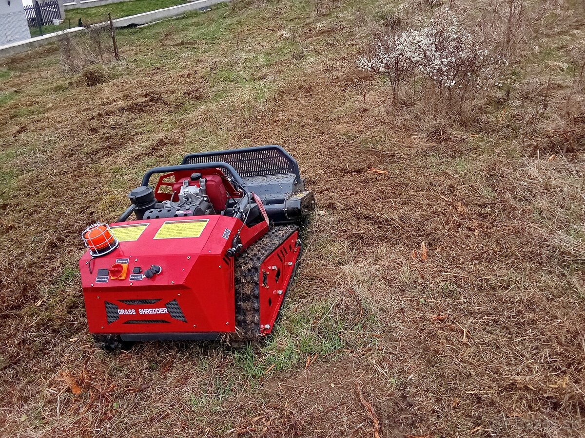 Svahová pásová cepová kosačka - mulčovač - 5