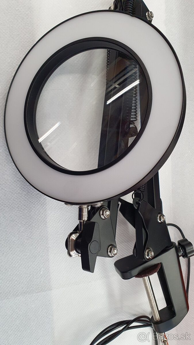 Stolová LED lampa s lupou - 5