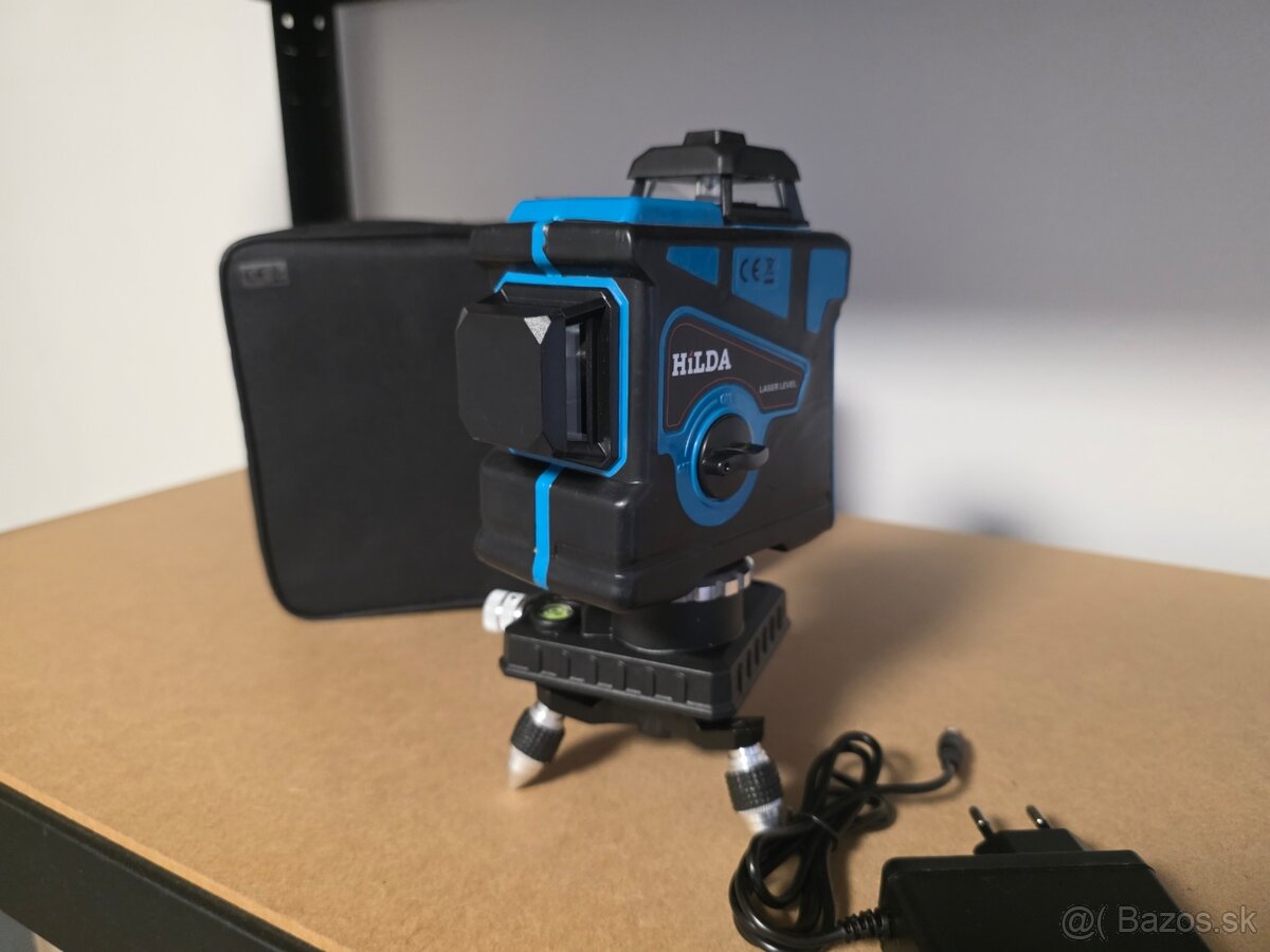 Krížový laser 3D Hilda 12 línií, zelený - 5