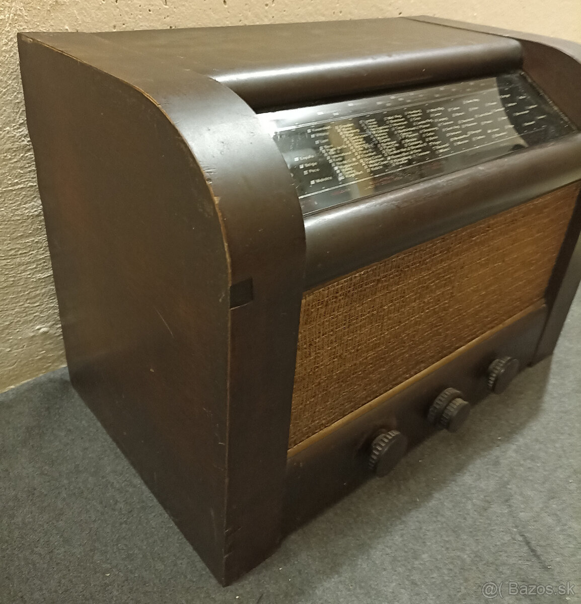 Staré retro rádio Ideal Radio Rigoletto-Super S577 - 5