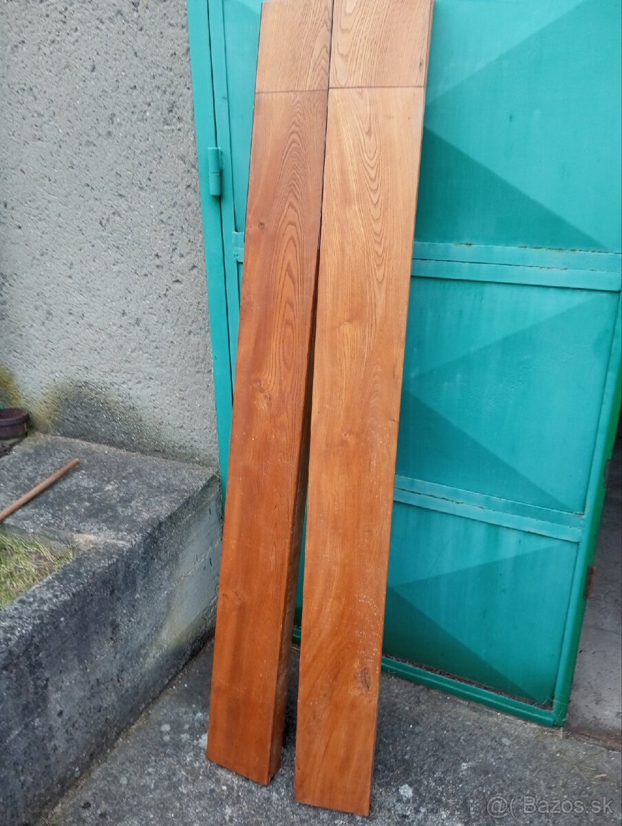 Predám manželskú posteľ na chalupu, + dve skrine, orech - 5