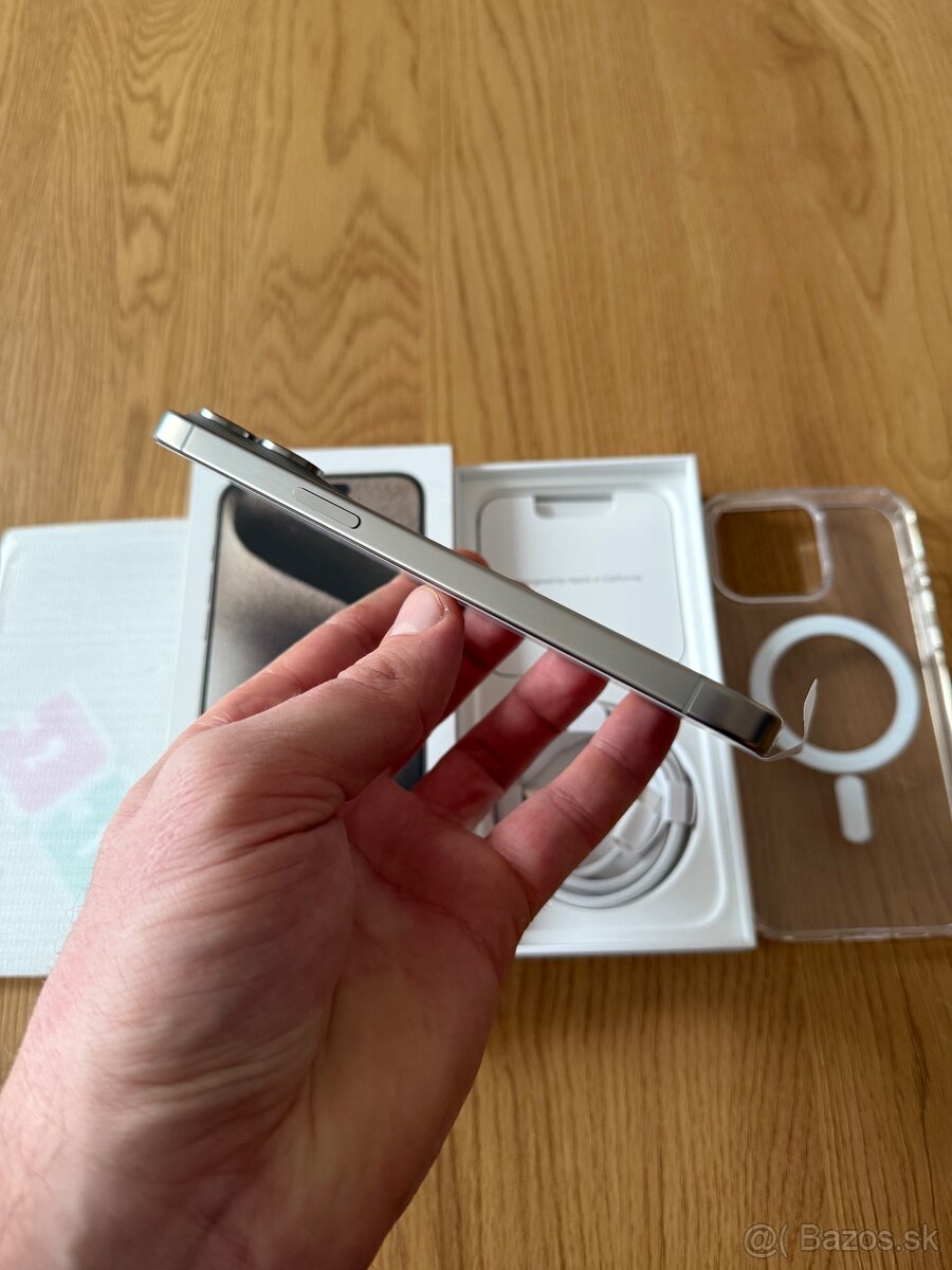 iPhone 15 Pro Max 256 gb Natural Titanium -nepoužitý, záruka - 5
