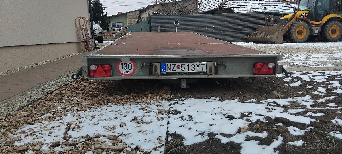 Príves dvojnápravový 6x2m, 3500kg - 5