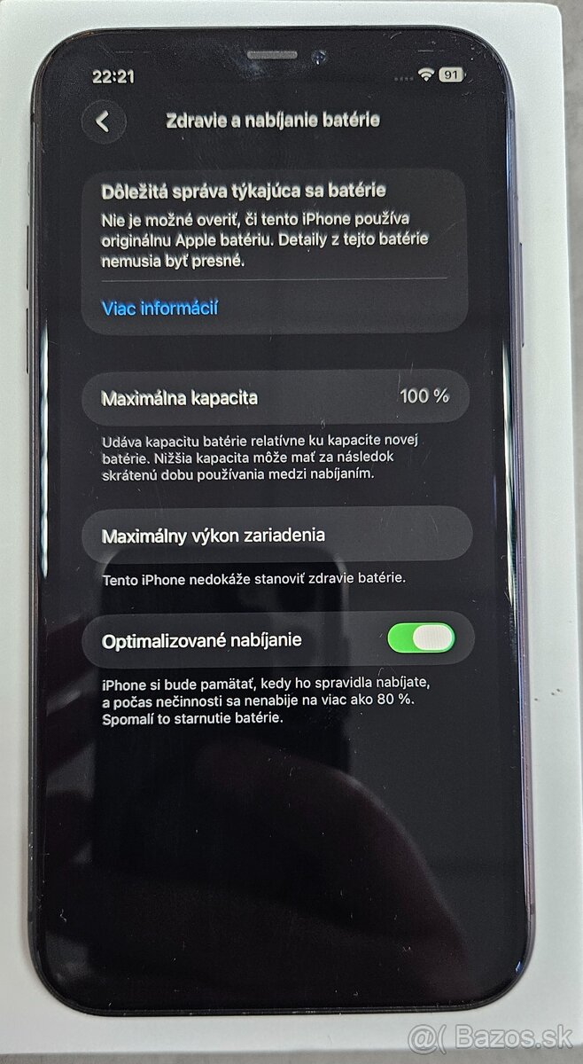 Iphone 11 64GB Black 100% Baterka - 5