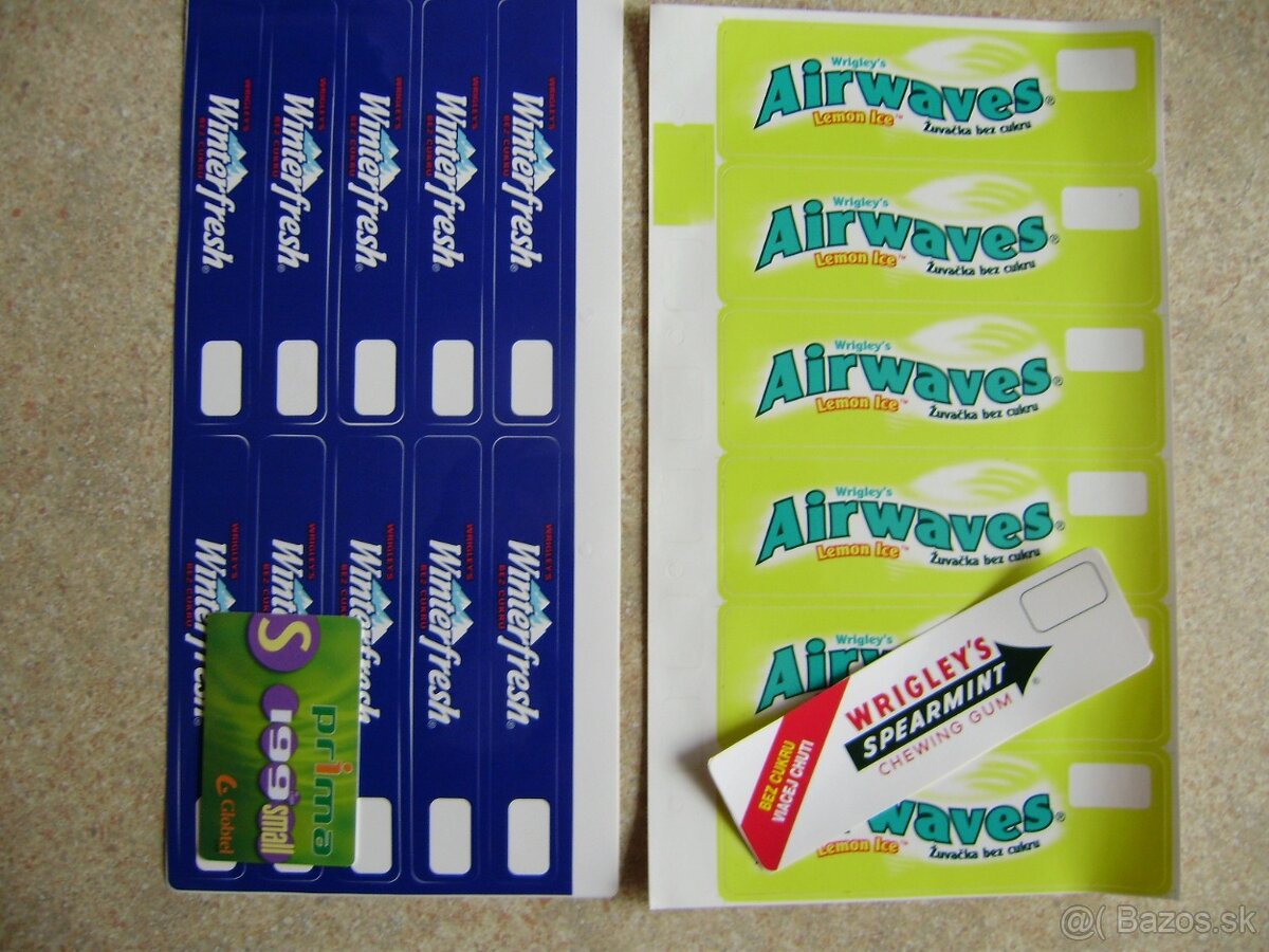 Predám, nálepky, žuvačky Wrigleys Winterfresh. - 5