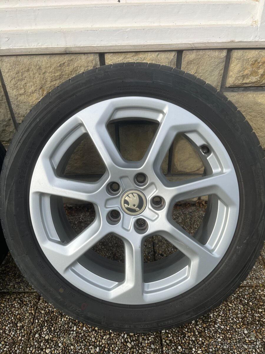 Original disky Škoda 5x112 R17 - 5