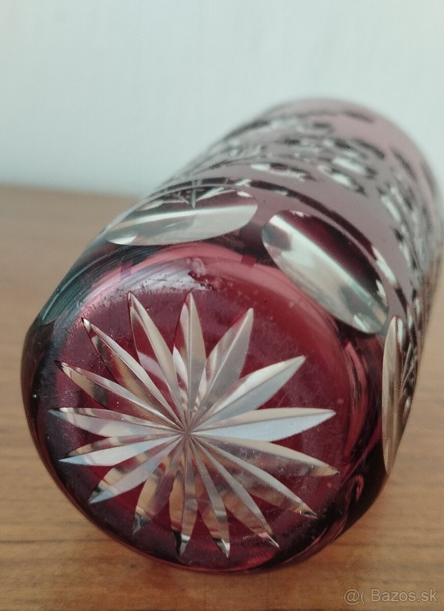 Starožitný sklenený pohár - 5