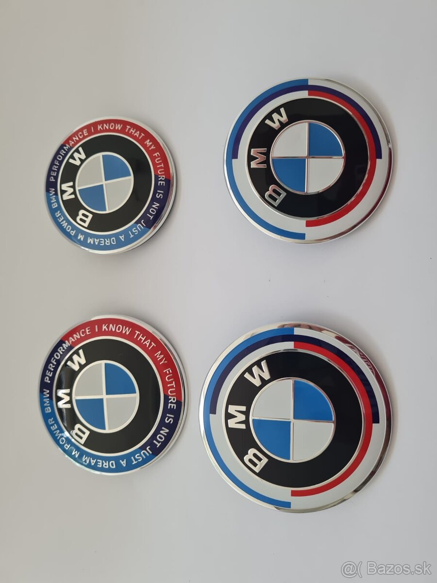 Predný znak na kapotu a zadný znak na kufor pre BMW - 5