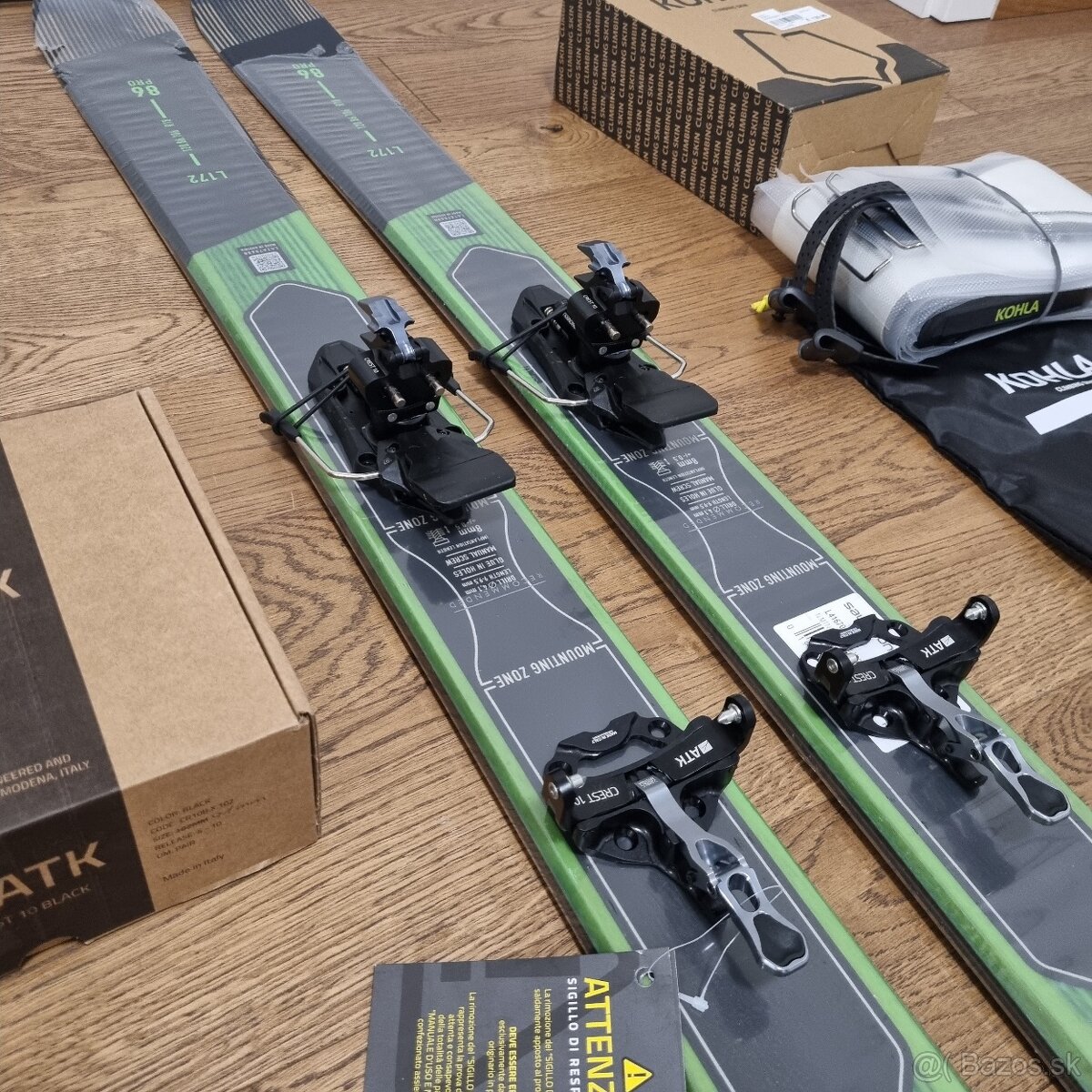 Nový skialp set Salomon MTN 86 PRO + viazko + pasy Kohla - 5