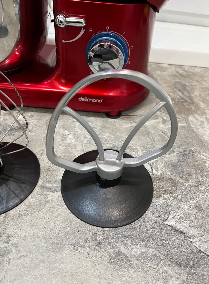 Kuchynský robot DELIMANO PRO 1000w červený - 5