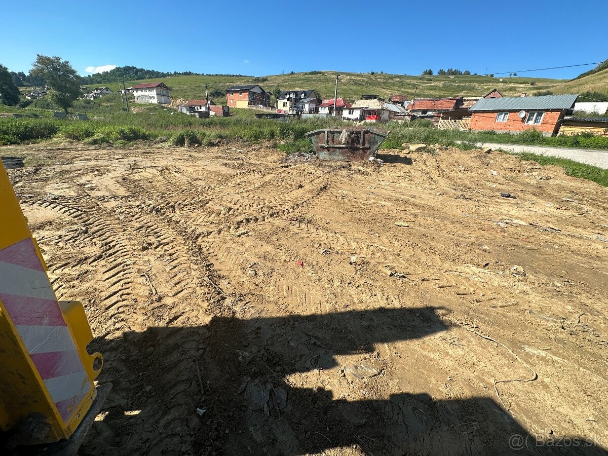 Zemné a výkopové práce- traktorbager - 5