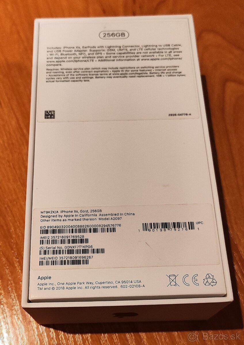 Ponúkam krabičku od iphone Xs -256GB a sluchatka. - 5