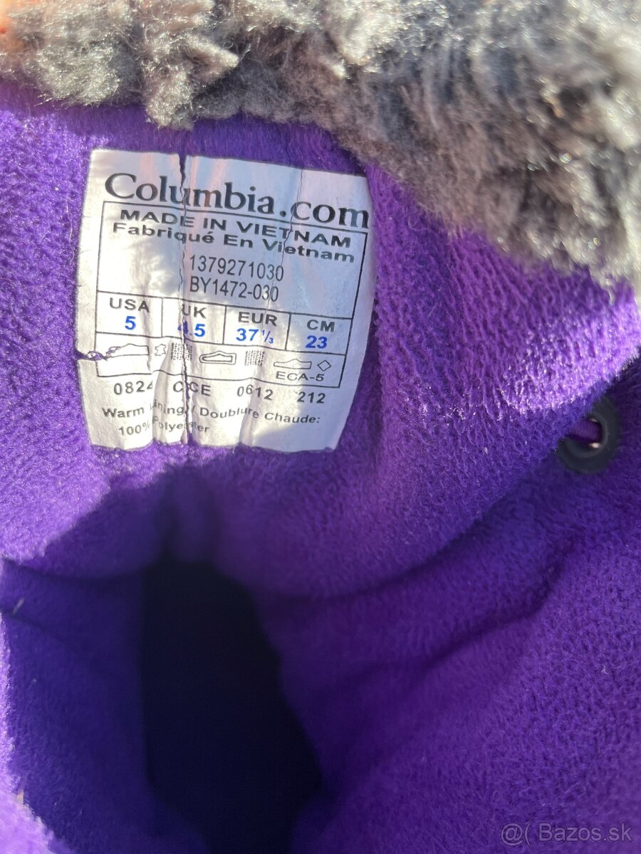 Kvalitné čižmy COLUMBIA veľ.37 - 5