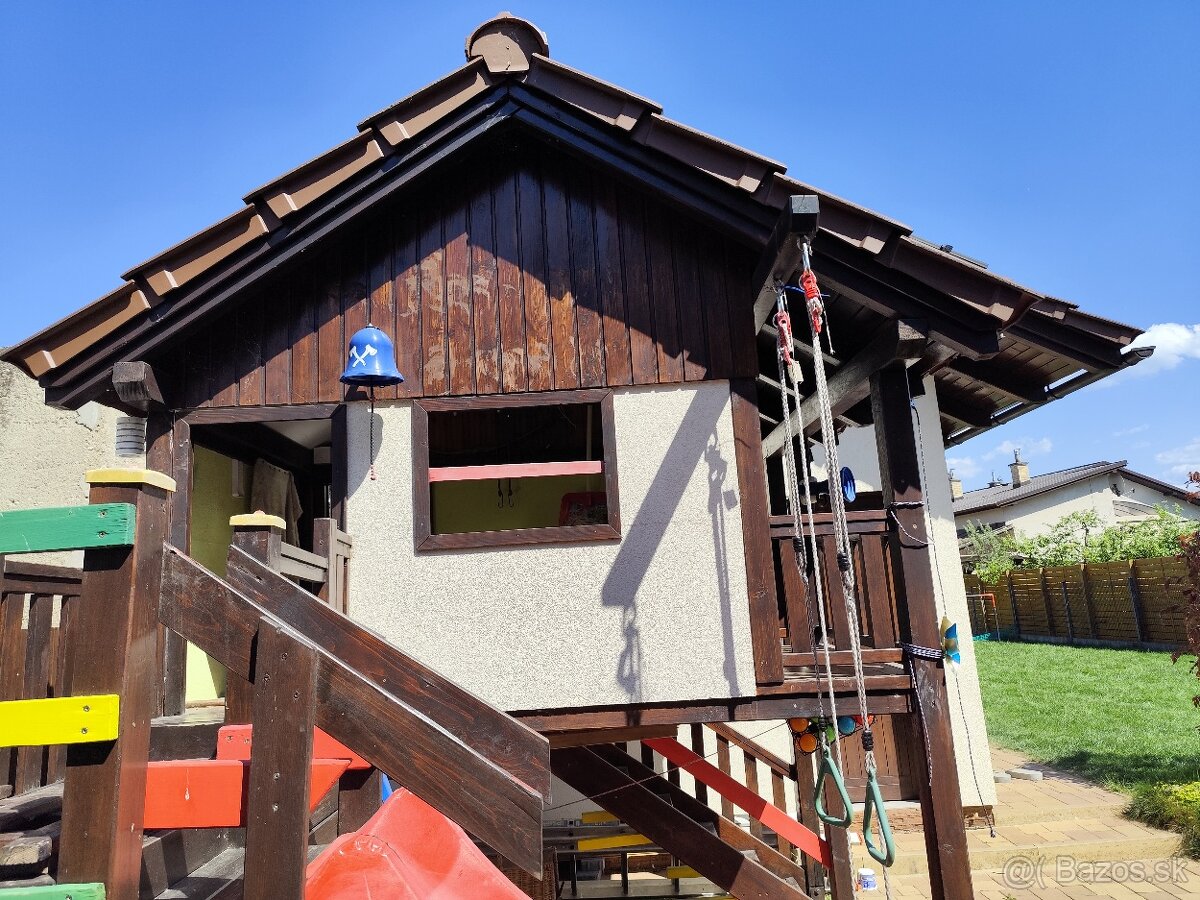 Veľké detské ihrisko s domčekom - 5
