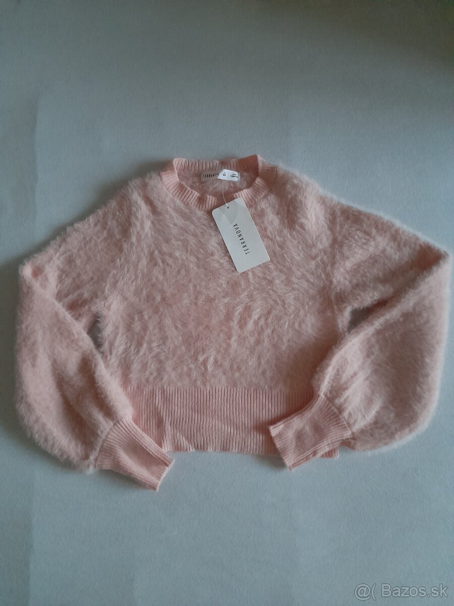 Ružový pulover Terranova, veľkosť 128 - 5