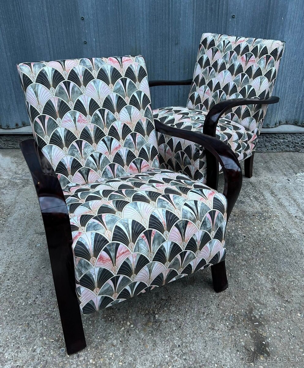 Art DECO kreslá - F174 - 5