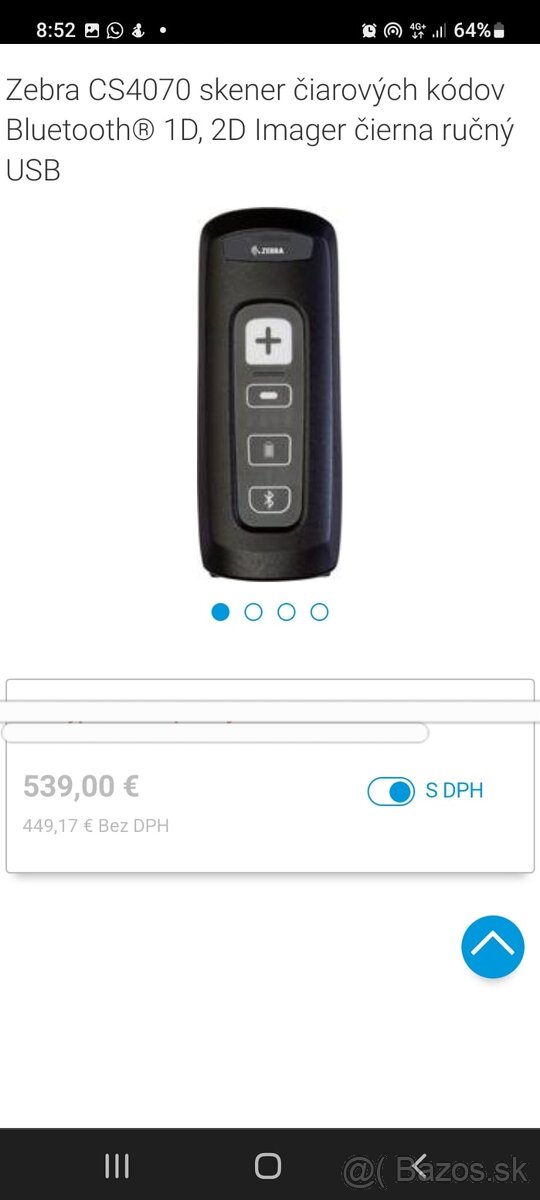 čítačka skener čiarových kódov - 5