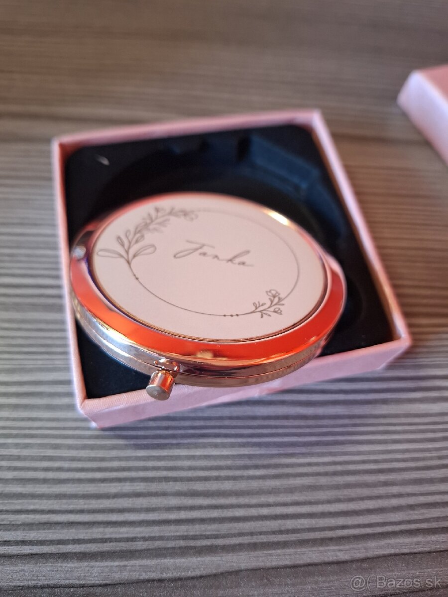 Personalizované zrkadielko s menom Janka - 5