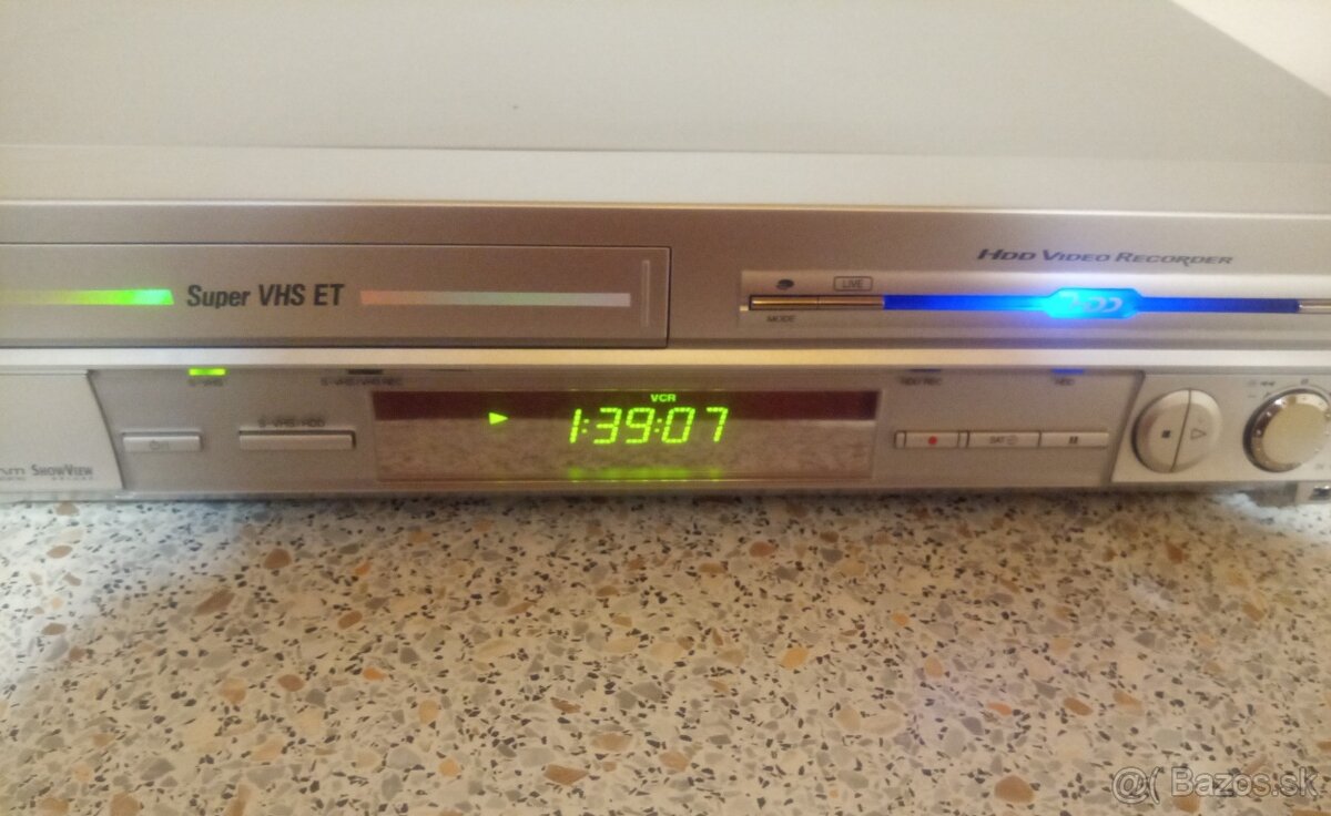 ⚠️⚡️ S-VHS/HDD rekordér JVC HM-HDS4 - 5