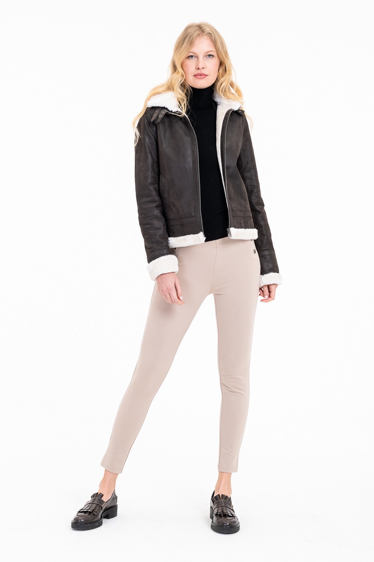 Zimná kožená bunda - 5