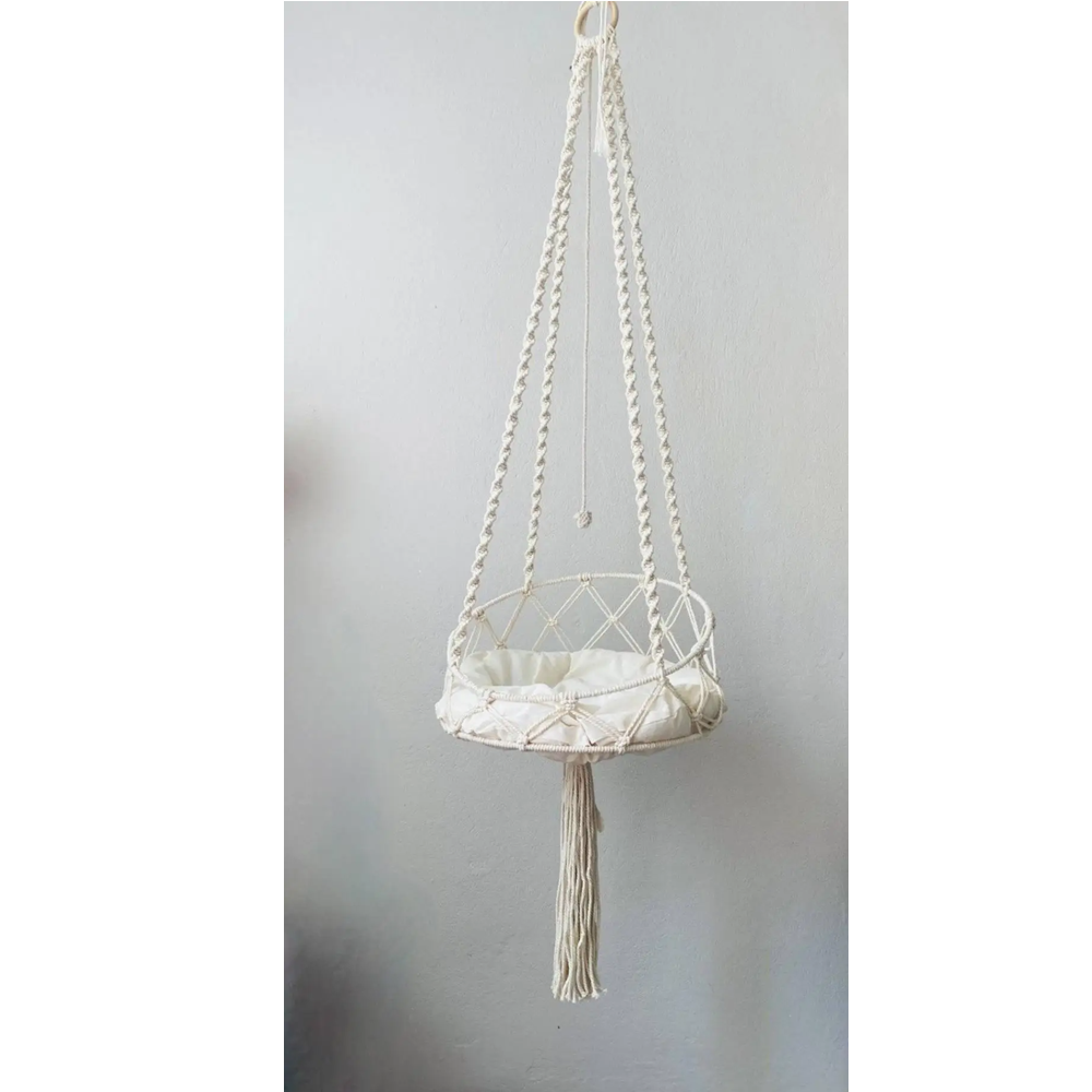 Nábytok– ručne tkaná zavesná sieť pre zvieratká. model 2 - 5