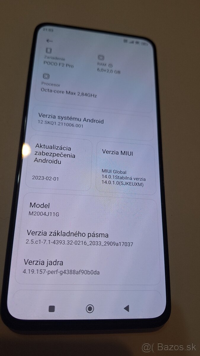 Xiaomi Poco F2 Pro 6gb/128gb android 14 - 5