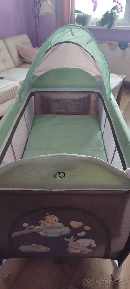 Postieľka s prebaľovacim pultom - 5