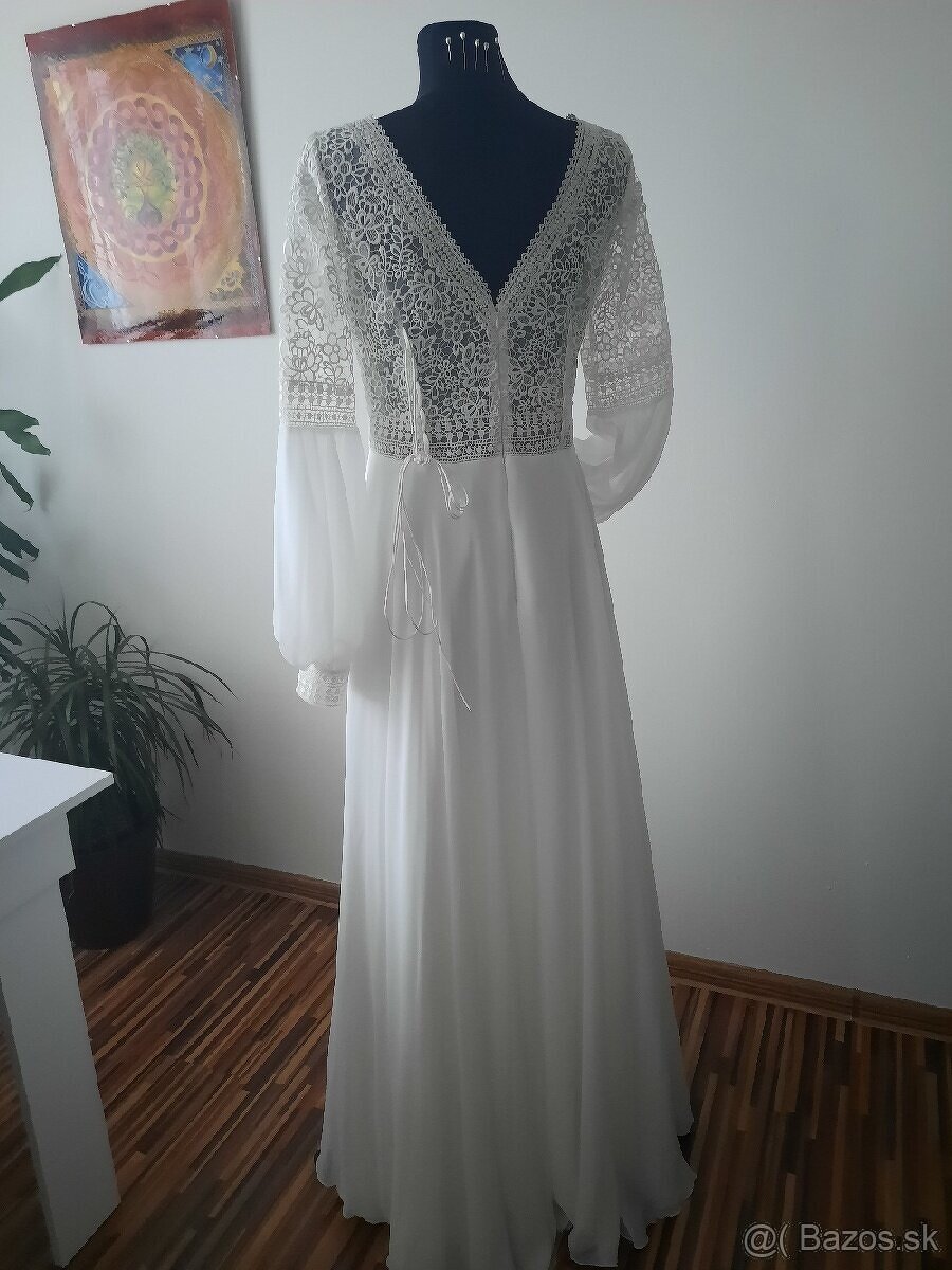 NOVE Svadobne šaty 38 - 5