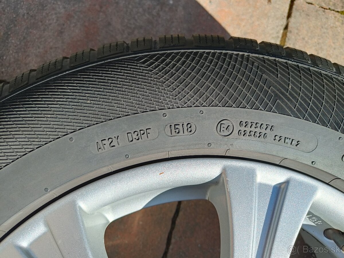 17" disky RC Design so zimnými pneu Continental 225/65 R17 - 5