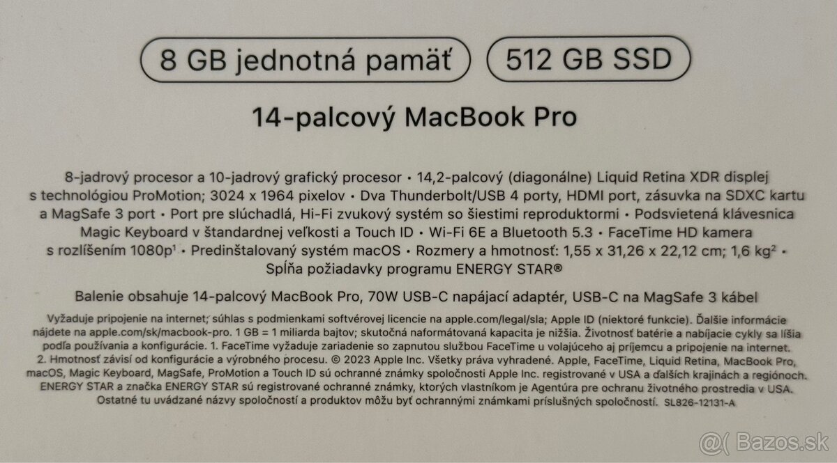Macbook pro 14 inch M3 512 gb - 5
