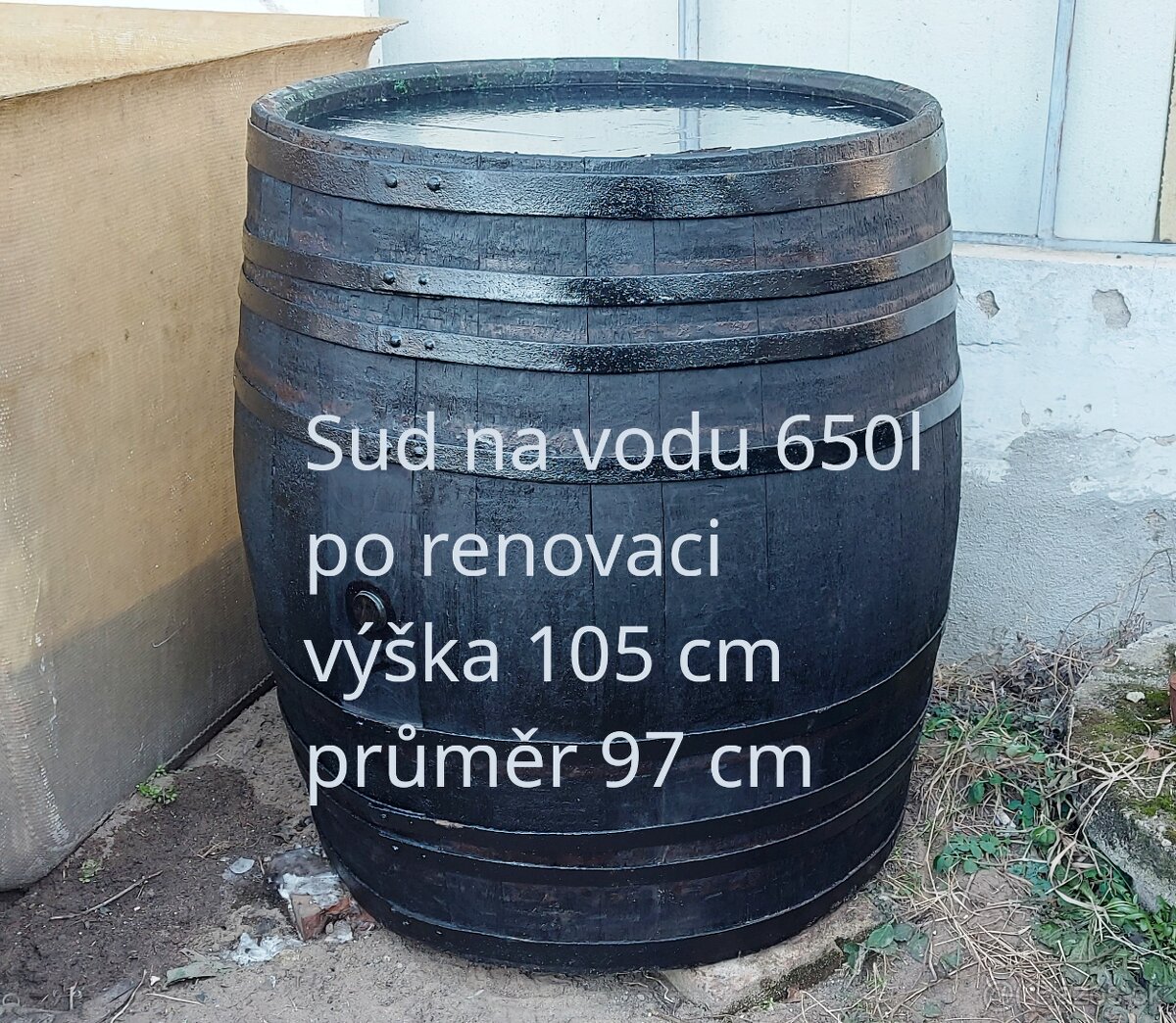 Prodám dřevěné sudy a kádě 100l - 1700l - 5