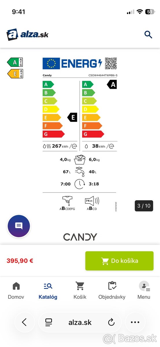 Candy SmartPro inverter práčka so sušičkou - 5
