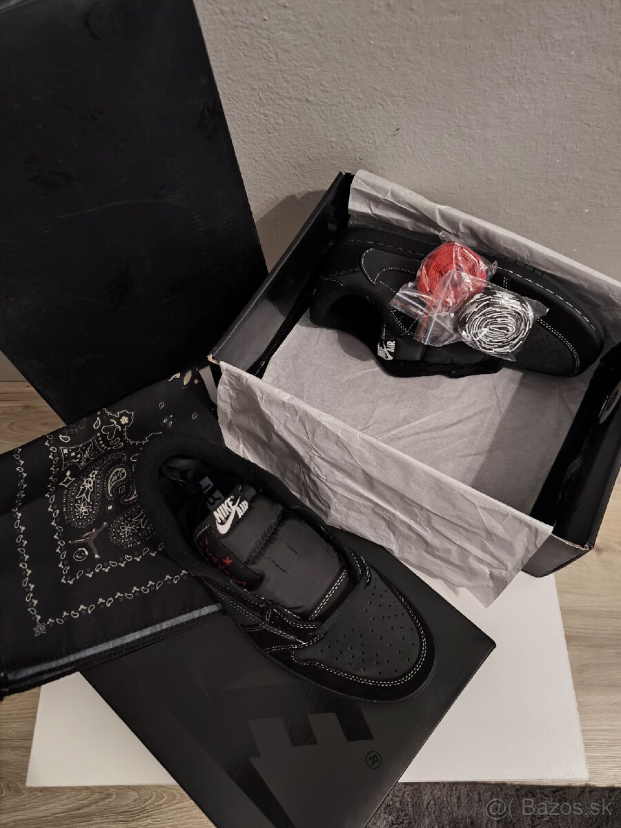 Jordan 1 Low x Travis Scott Black Phantom ⚫⚪🖤 - 5