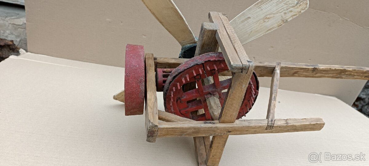 Historická, kineticka, drevená hračka ( dekorácia ) - 5