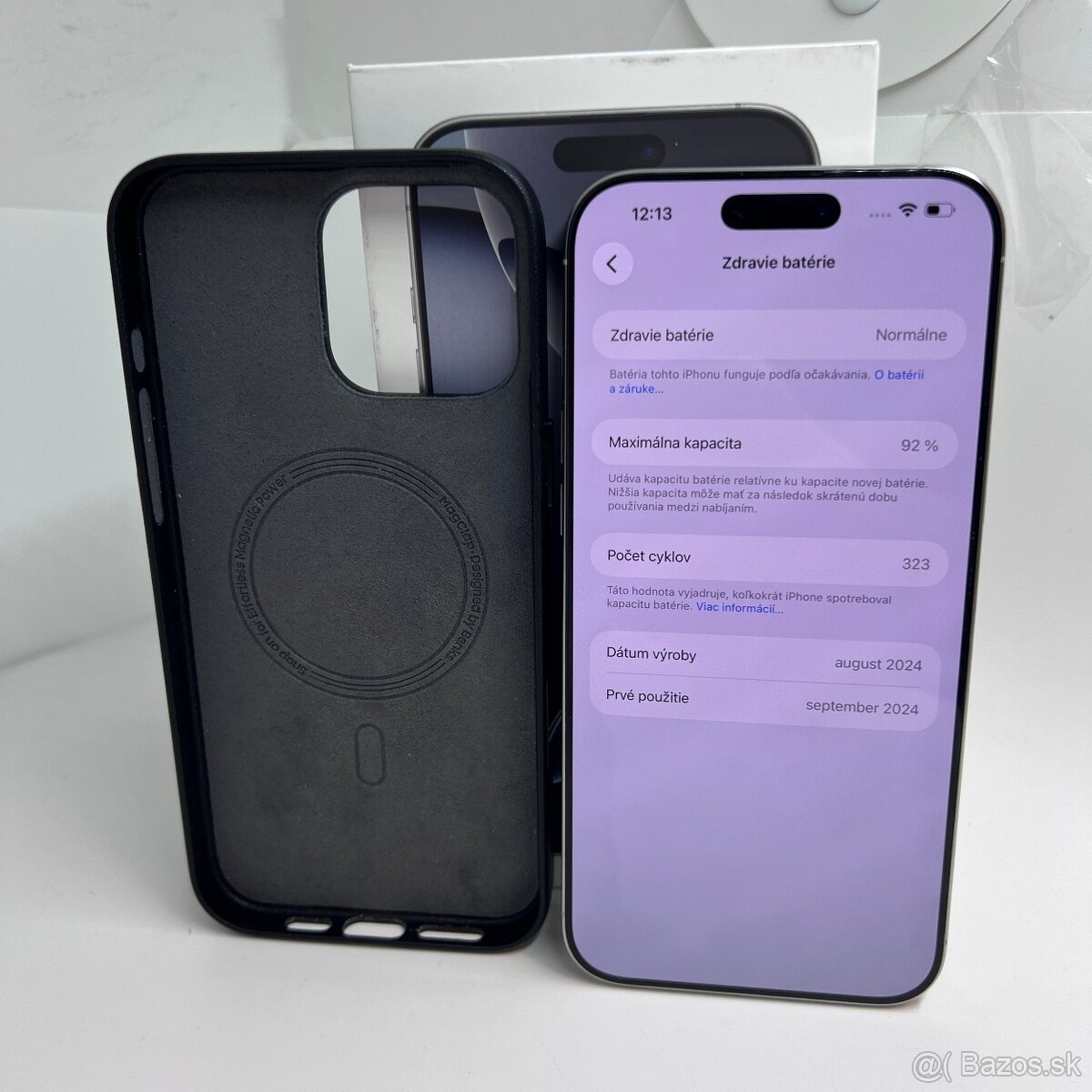 IPHONE 16 PRO MAX WHITE TITANIUM 256GB ZÁRUKA STAV AKO NOVÝ - 5