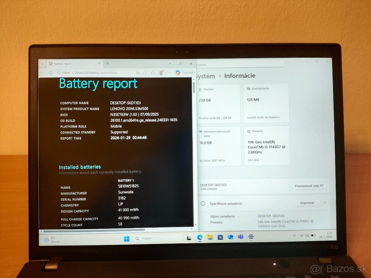 Lenovo ThinkPad X13 Gen 2 2021 i5 16GB - 5