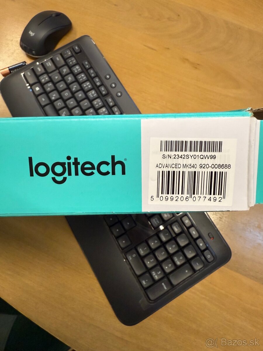 Predám klávesnicu s myšou Logitech MK540 CZ + SK - 5