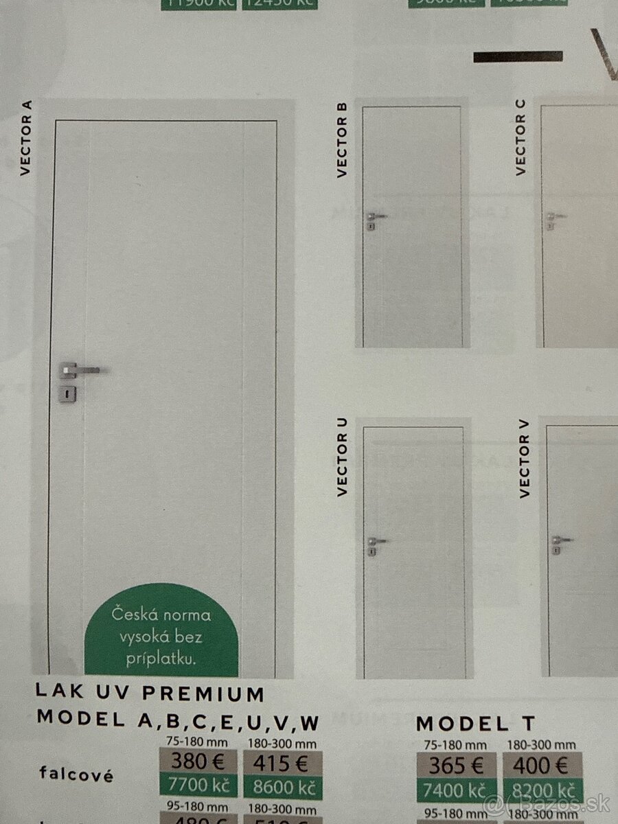 Dvere Vector lak UV Premium - 5