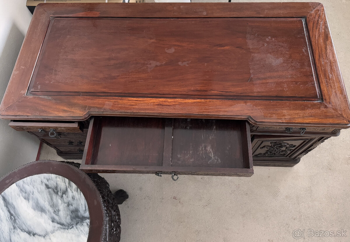 Kancelársky stôl z Ázie - 5