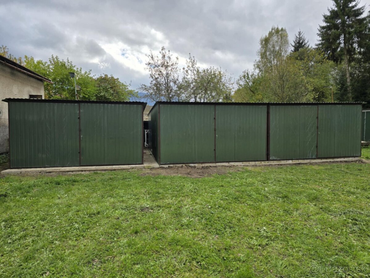 Nová plechová garáž - 5
