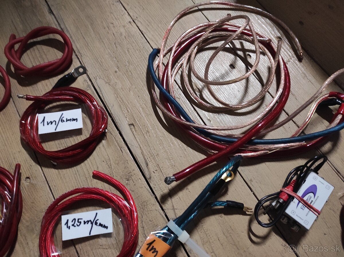 Predám audio káble - - 5